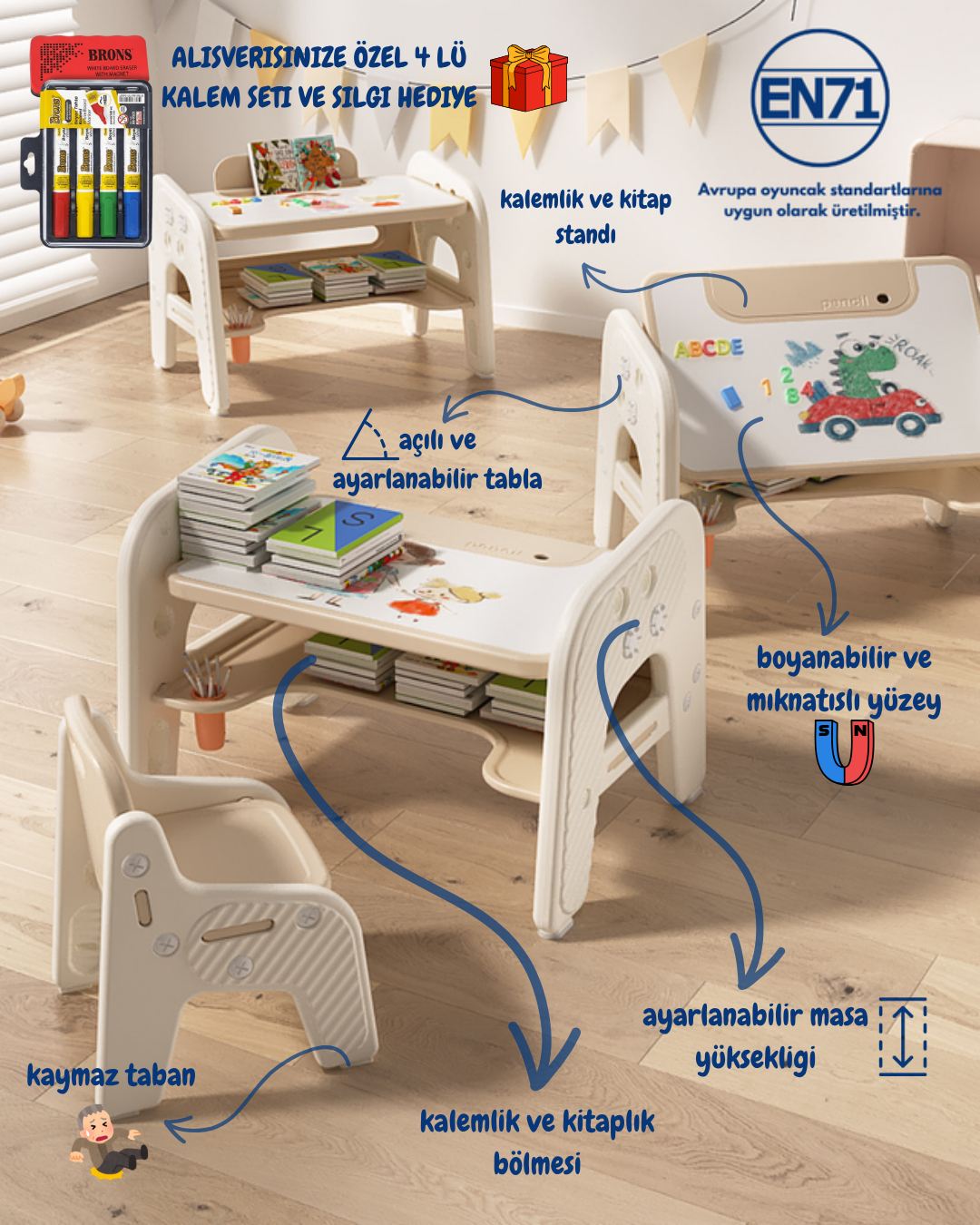 Milo Aktivite ve Çalışma Masası